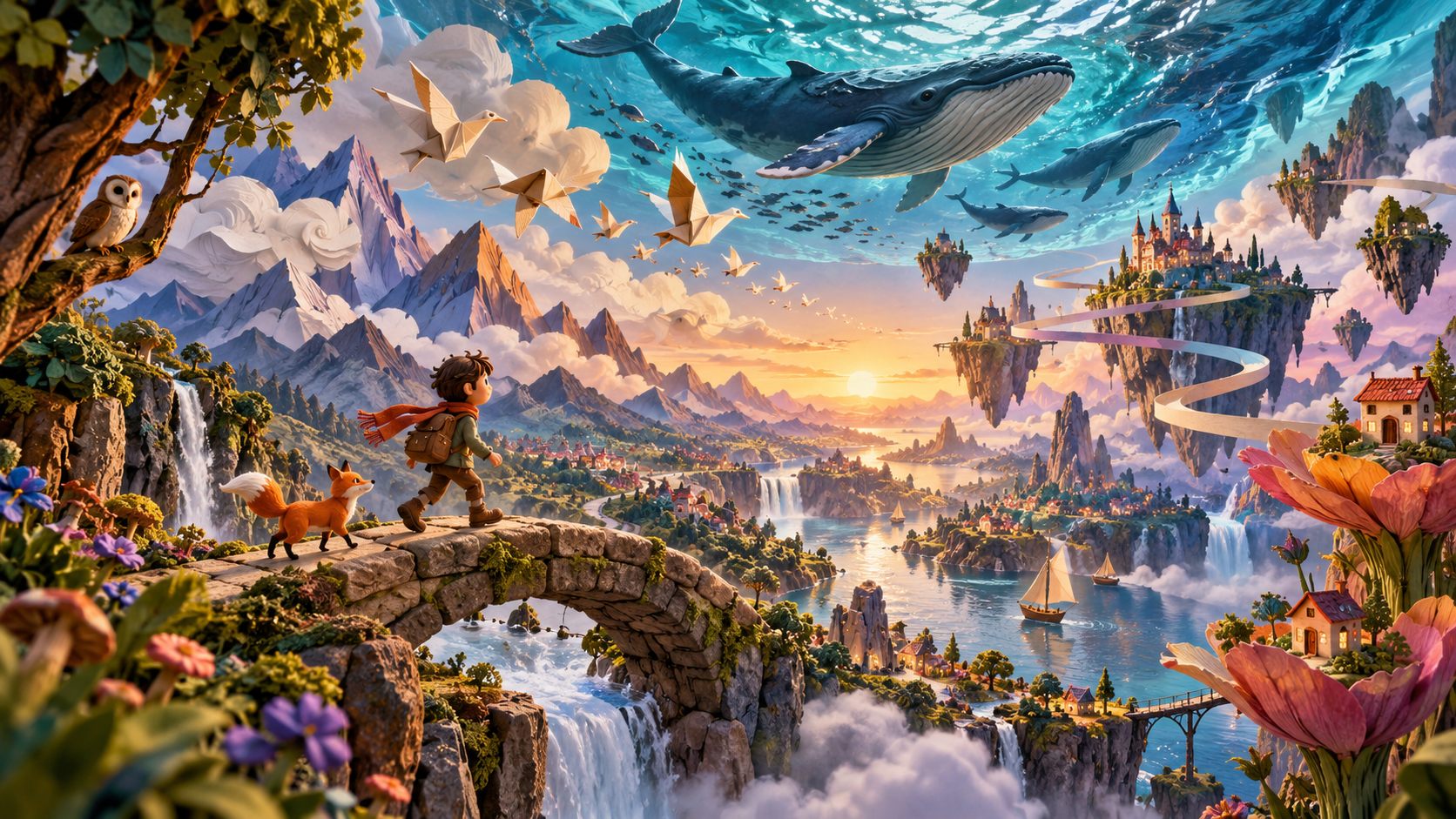 Animated visual worlds