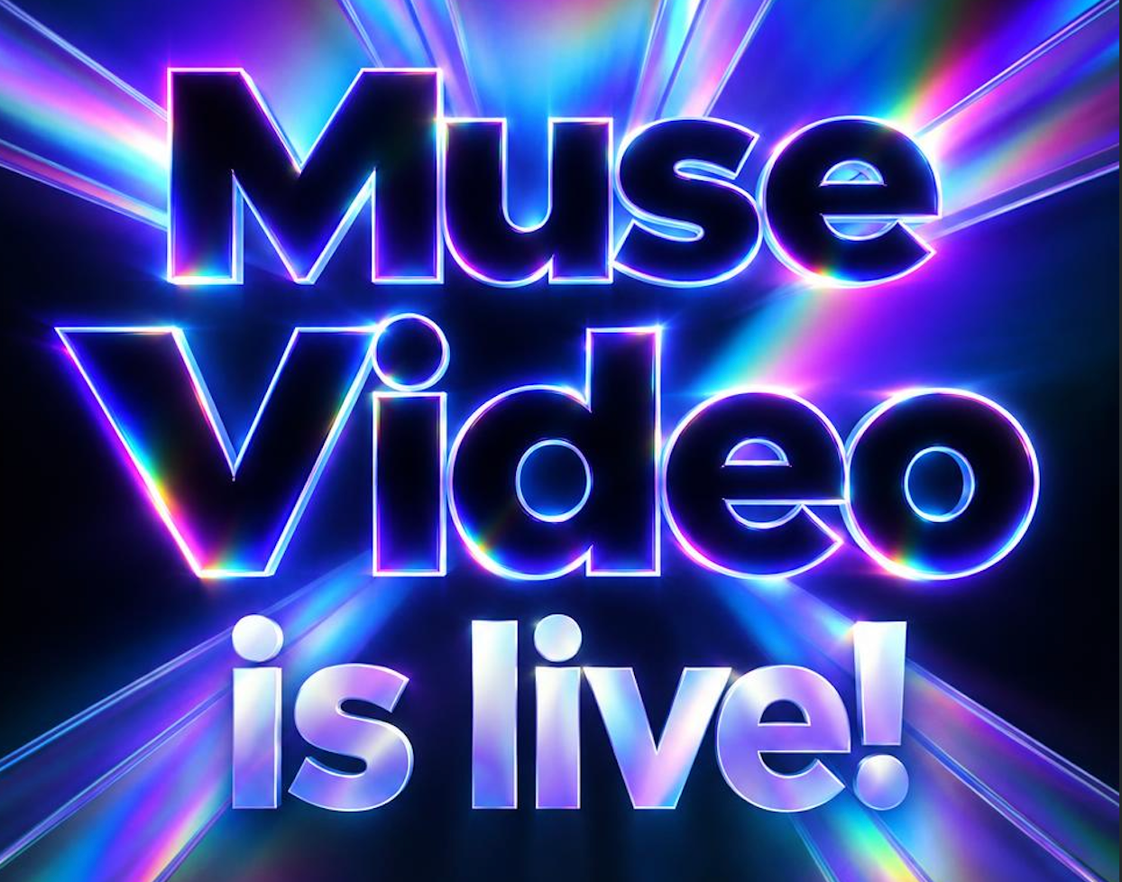 Muse Video is Live!